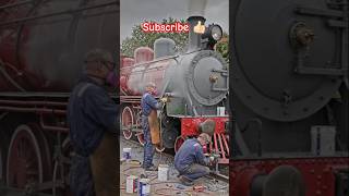 vintage steam 🚂 train 🚆, #restore #recovery👨🏻🏭#trainset repair 🔧👨🏻🔧🚂 short viral video