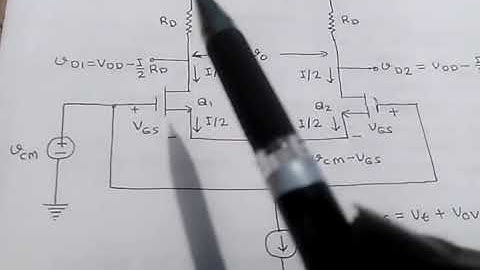 MOS Differential Amplifier ( Analog Circuit)
