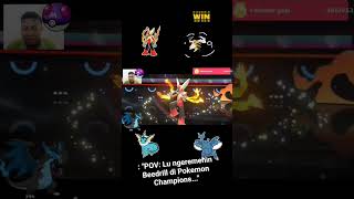 BEEDRILL 1 VS 3! Mega Blaziken, Vaporeon, Heracross RATA! 😱 | Pokemon Champions