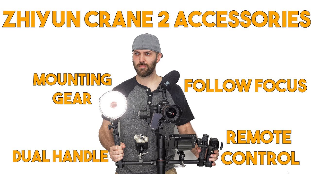 Zhiyun Crane 2 Accessories - Follow Focus, Double Handle, Remote