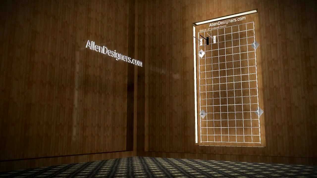 DIY Gridwall Hardware 8" Display Hooks.avi