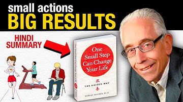 One small step can Change your life - Book summary in hindi | by Robert Maurer | will skill