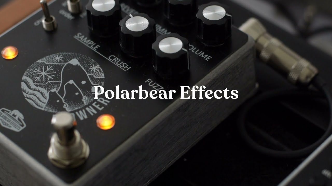 Polarbear Effects Drowner Fuzz/Bitcrusher/Reverb | Delicious Audio