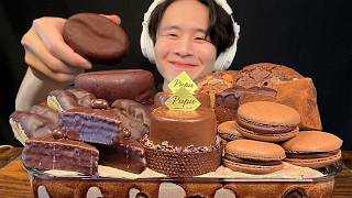 【ASMR】贅沢チョコレートパフェ🍫【咀嚼音/mukbang/Eating Sounds】