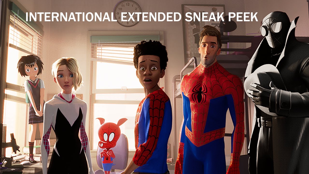 Spider Man Into The Spider Verse Extended Sneak Peek December