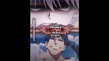 Killua Vs Toji #hunterxhunter #jujutsukaisen #jjk #hxh #anime #killua #tojifushiguro #killuazoldyck