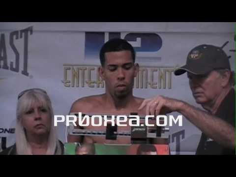 Pesaje OFICIAL Boxeo Boricua en Caguas, 18 de dic ...