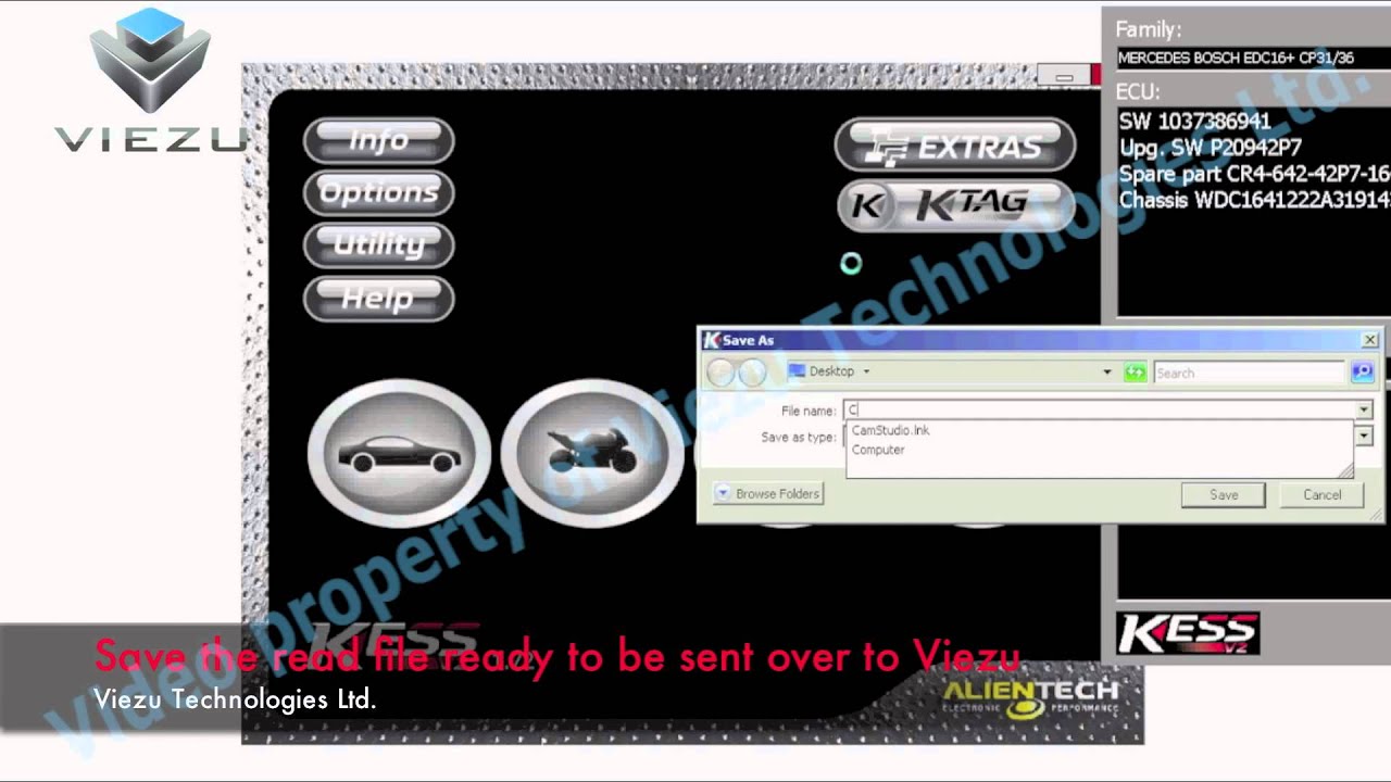 Viezu Technical Academy Training Video - How to tune a car with an Alientech  Kess Tuning Tool. 