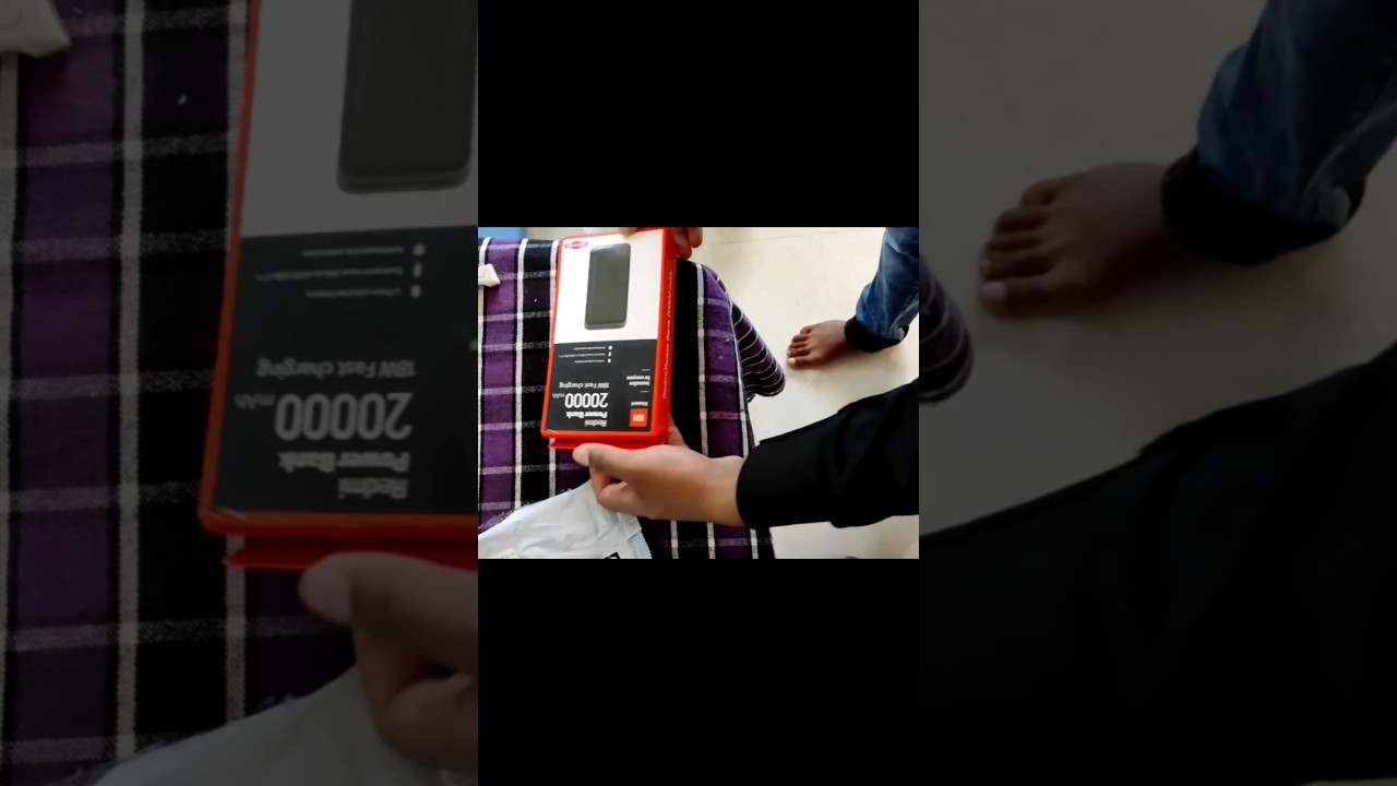 unboxing Redmi 20000 mah power bank #unboxing #powerbank #redmi
