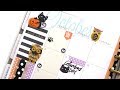 Plan With Me Monthly - October: Halloween | The Happy Planner 2017