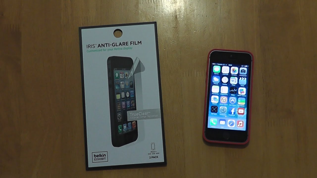 Belkin Anti Glare Screen Overlay Pro Iphone 5 5s Rozbaleni Unboxing