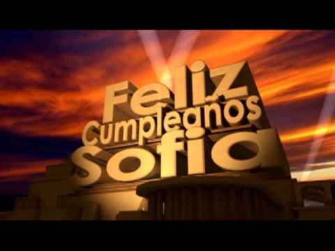 Feliz Cumpleaños Sofia