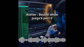 Atelier : Boucle while jusqu’à port 0 | Expert CyberSecurité & DevSecOps : Développer, PenTester...