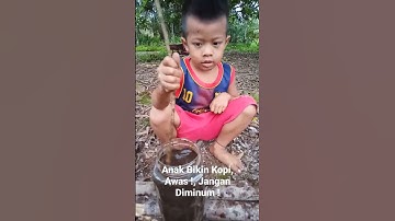 Thumbnail of Anak Bikin Kopi,  Tapi Awas!  Jangan diminum! #shorts #maragamaragi