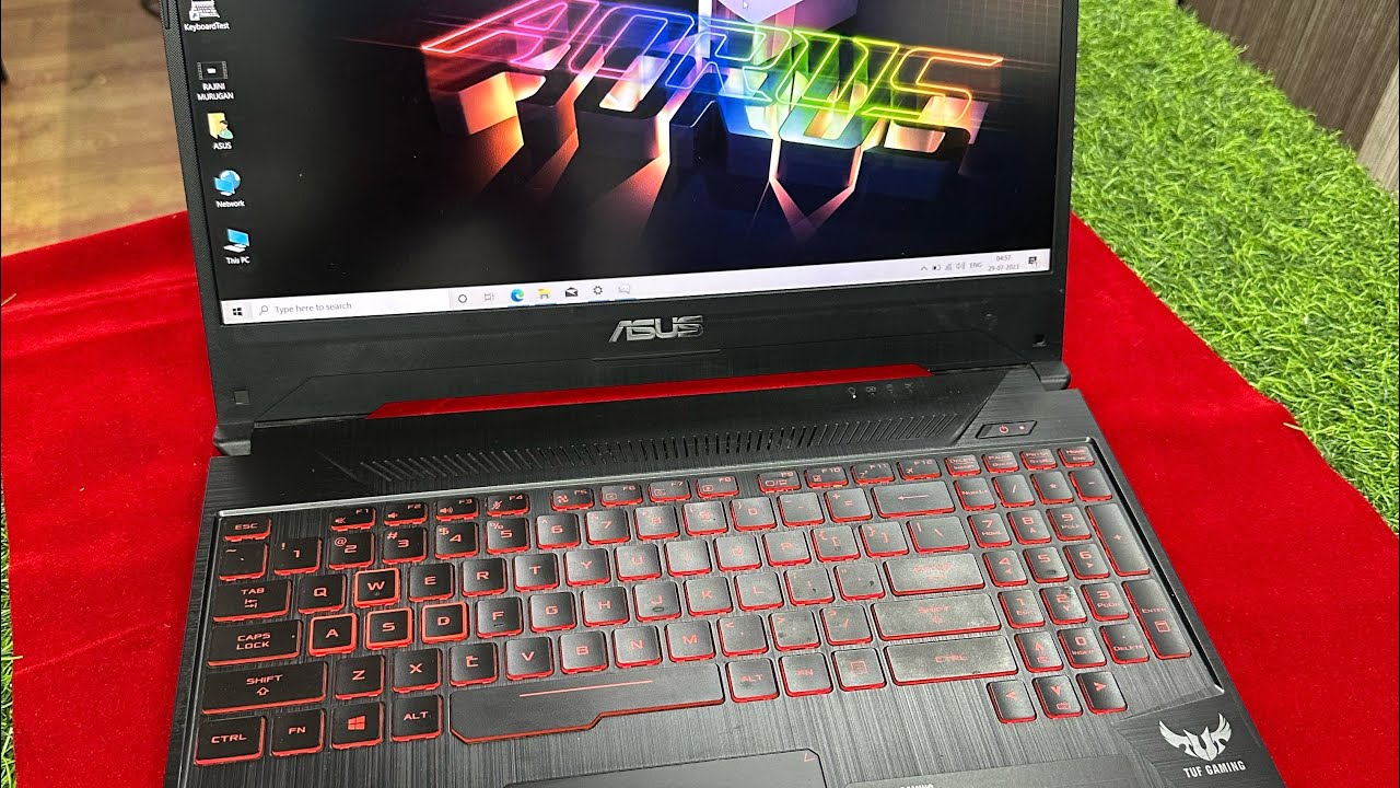 ♻️ASUS FUF GAMING FX505DY MODEL  ♻️AMD RYZEN 5- 3550H PROCESSOR / 8 GB RAM /256 GB NVME / 1 TB HDD