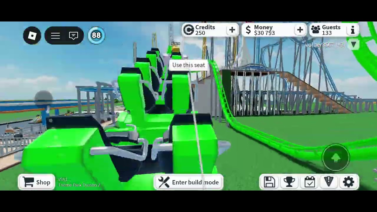 How to build shockwave in theme park tycoon 2!