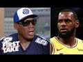 MJ is the GOAT over LeBron, would average 50 points if he played today - Dennis Rodman | First Take