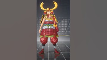 Pirate Captain Luffy Samurai in Wano Skin One Piece Jump Assemble