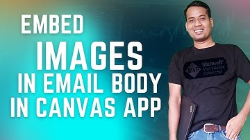 Embed Images inside Email Body in Canvas Apps Power Apps