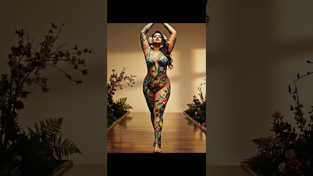 Creative Bodypainting in Motion - Artistic Studio pt.1