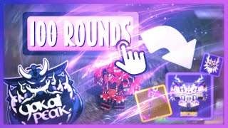 100 ROUNDS ON *HARDEST* DUNGEON YOKAI PEAK!!! MYTHICAL LUCK! 🔮 | ROBLOX Dungeon Quest