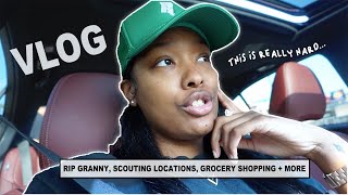 VLOG: Dealing With A Tragedy, Scouting Locations, Grocery Shopping + Cooking and More | Fabulous Bre