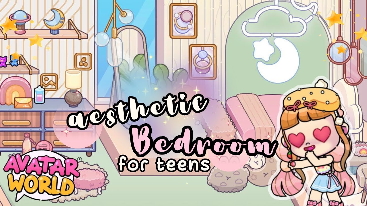 Aesthetic Bedroom For Teens in Avatar World Room Ideas Design 🌺 - YouTube