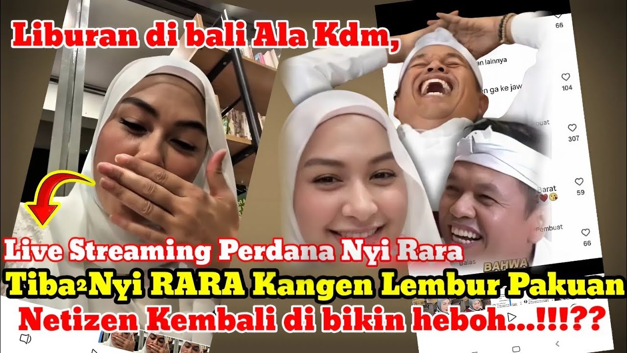 Isyarat Apa Ini⁉️Nyi Rara Mendadak Rindu Lembur Pakuan-liburan kdm di bali 