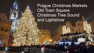 Prague Old Town Square Christmas Tree Sound and Lightshow 2023