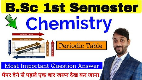 BSc 1st semester Chemistry, #1, important question, paper hacker, B.sc 1st semester chemistry