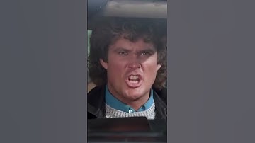 only good feelings 🥰 #knightrider #davidhasselhoff #kitt #tvclips #shorts #short