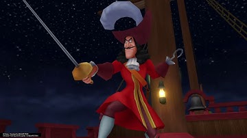 KINGDOM HEARTS Reverse Rebirth - Captain Hook Boss Fight (PS4)