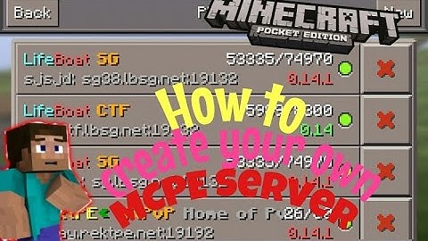 How to create your own (FREE) MCPE Server [0.14.1-0.15.0]