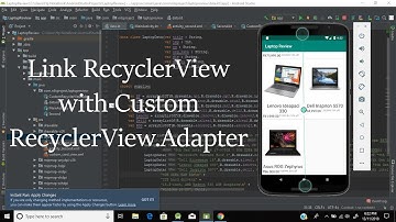 Link RecyclerView with Custom RecyclerView.Adapter