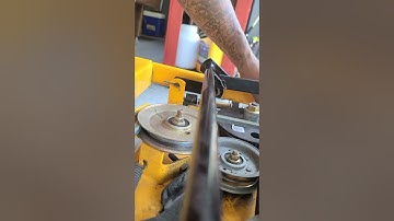 replace a drive belt on a cub cadet cc800. part 2