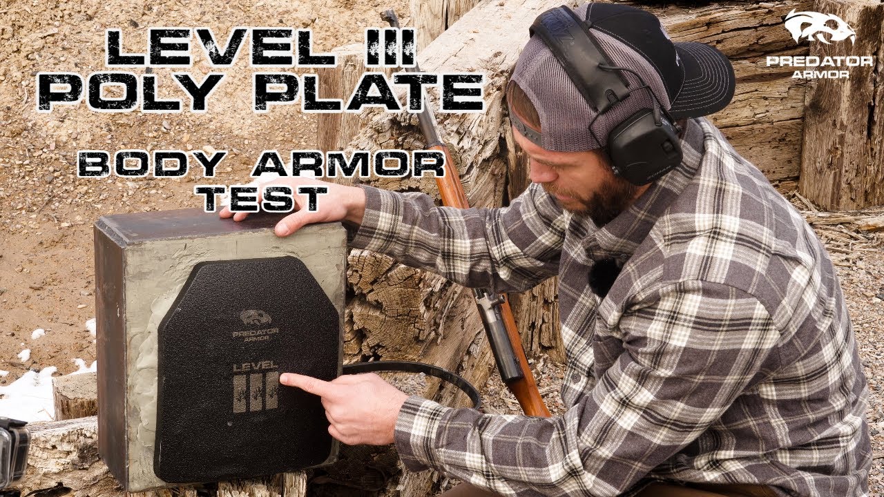 Body Armor Test - Level III Poly Plate 