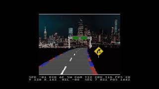 VBXE Road Renderer - New Graphics test