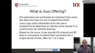 Harvard Fintech Online Short Course - Topic #3 - Juvo's Strategic Plan - Part 1