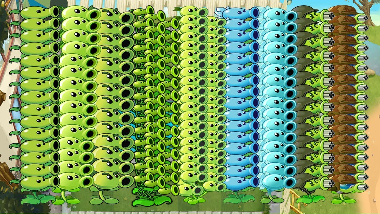 All Pea PvZ 2 Pak Epic Hack Plants vs Zombies 2 Pak - YouTube