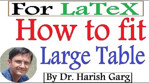 Latex Help |  How to fit a Long Table on a Page