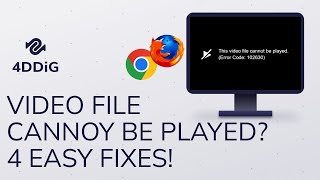 This Video File Cannot be Played Error Code 102630 [Easy Fixes!]