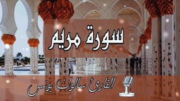 تسجيل حصري سورة مريم برواية حفص للقارئ يونس سالوك تسجيل  mariem 2022/1444/4k