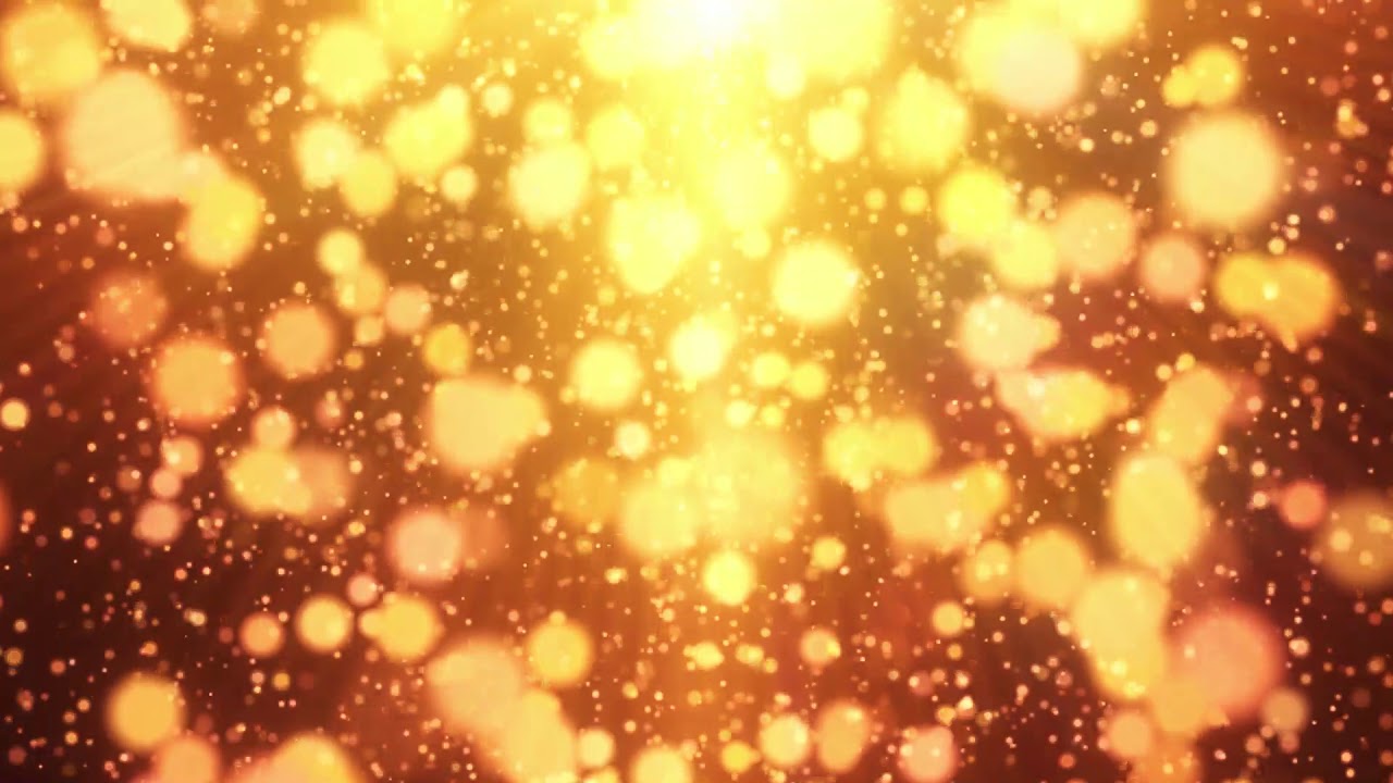 無料背景動画素材004 オレンジ ゴールド 粒子 幻想 フルhd 30秒 Youtube
