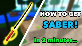 How to get SABER in 2 minutes! (Blox Fruits) screenshot 4