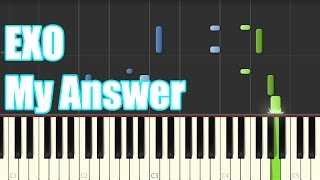 EXO My Answer Piano cover chords