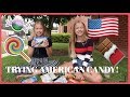 TRYING AMERICAN CANDY IN USA  - izaandelle