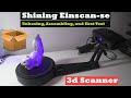 3d Scanner Shining Einscan-SE unboxing, Assembling and first scan