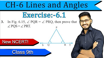 Class9 Question 3 Exercise 6.1 || Chapter 6 Lines and Angles || New NCERT || BY Rajeev Sir