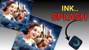 "How to Make Ink Splash Effect in Alight Motion"