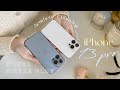 Unboxing iphone 13 pro (Silver,Sierra Blue) + cute accessories (ASMR) aesthetic, mini vlog by 13 pro